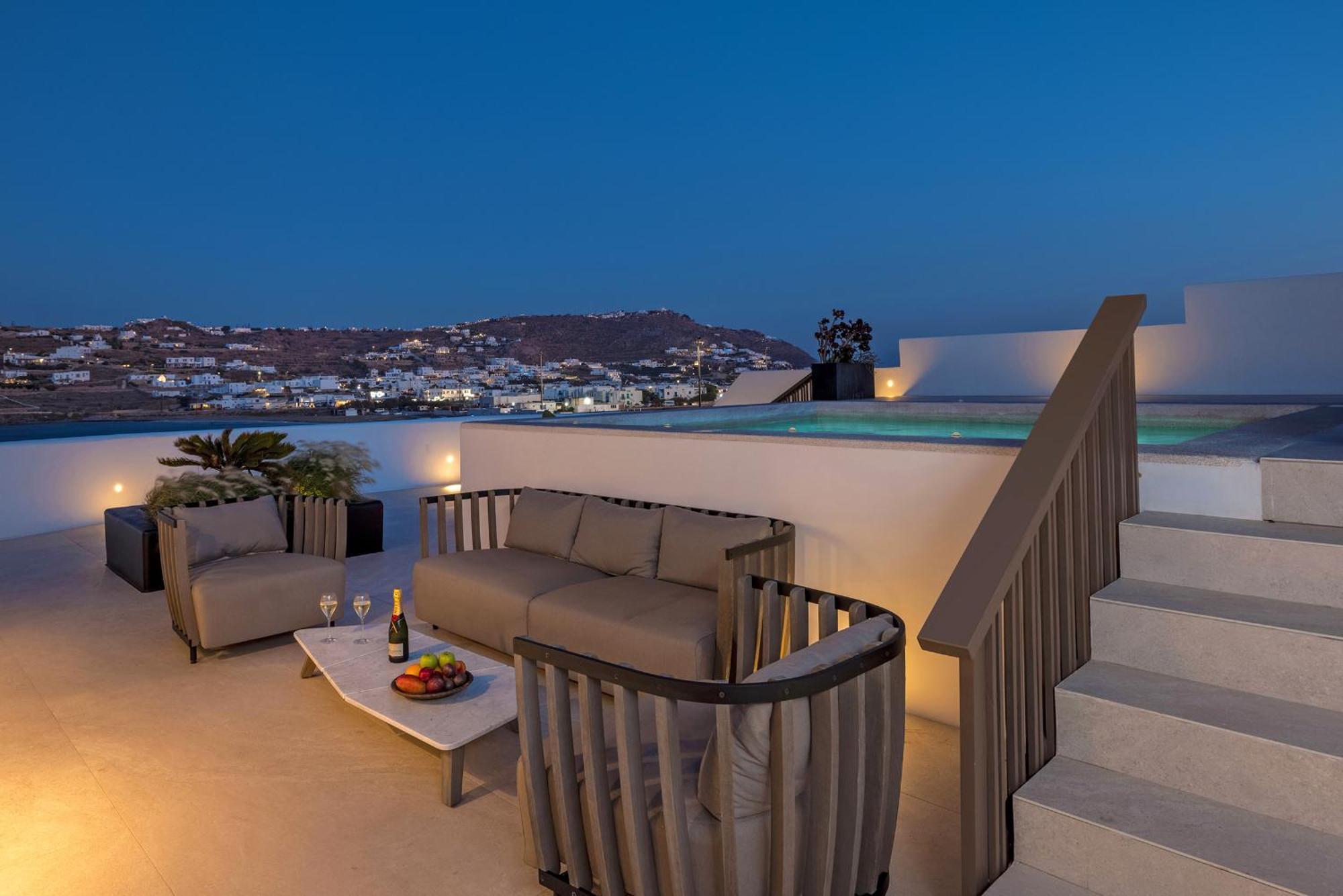 Aeonic Suites And Spa Mykonos Town Zewnętrze zdjęcie