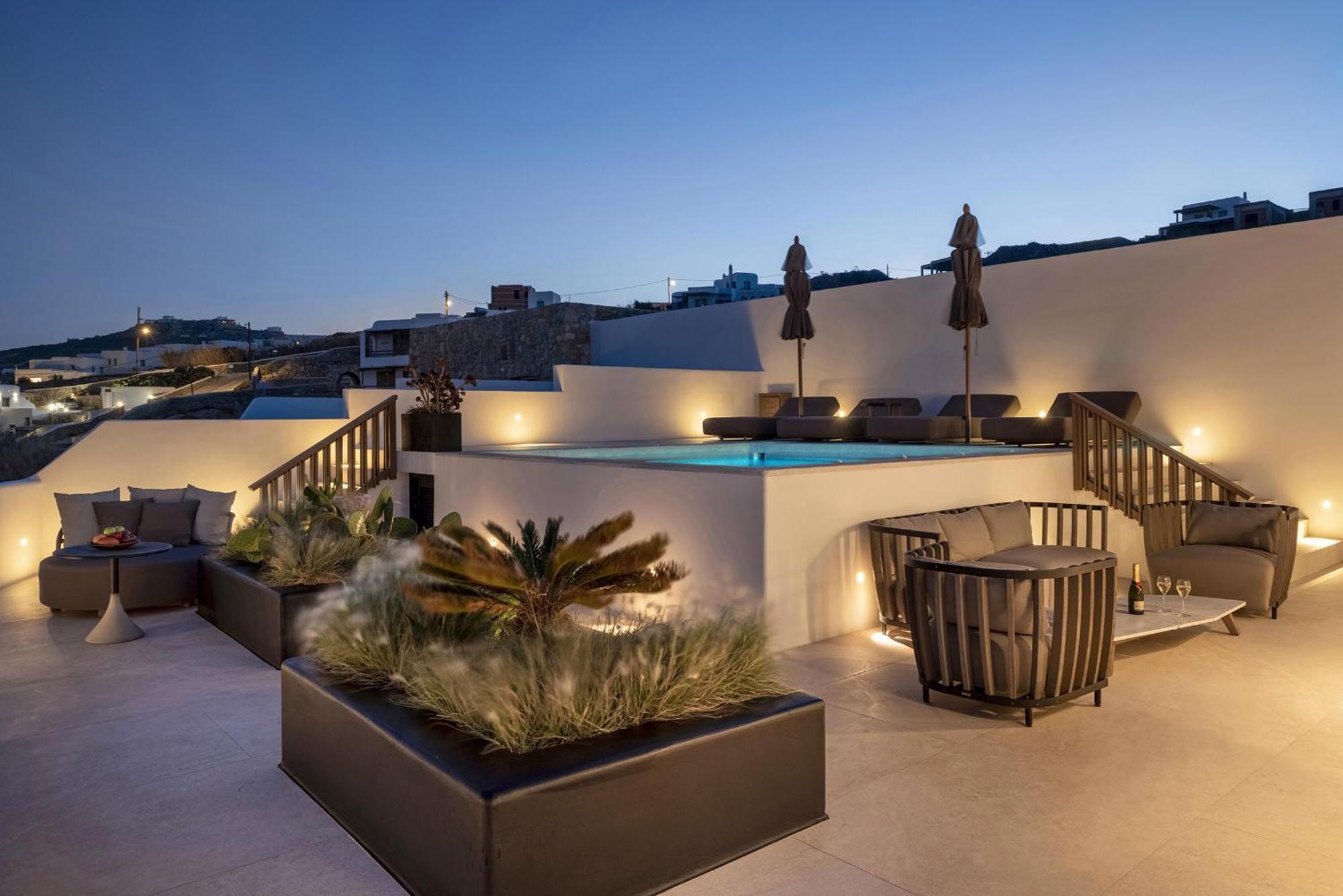 Aeonic Suites And Spa Mykonos Town Zewnętrze zdjęcie