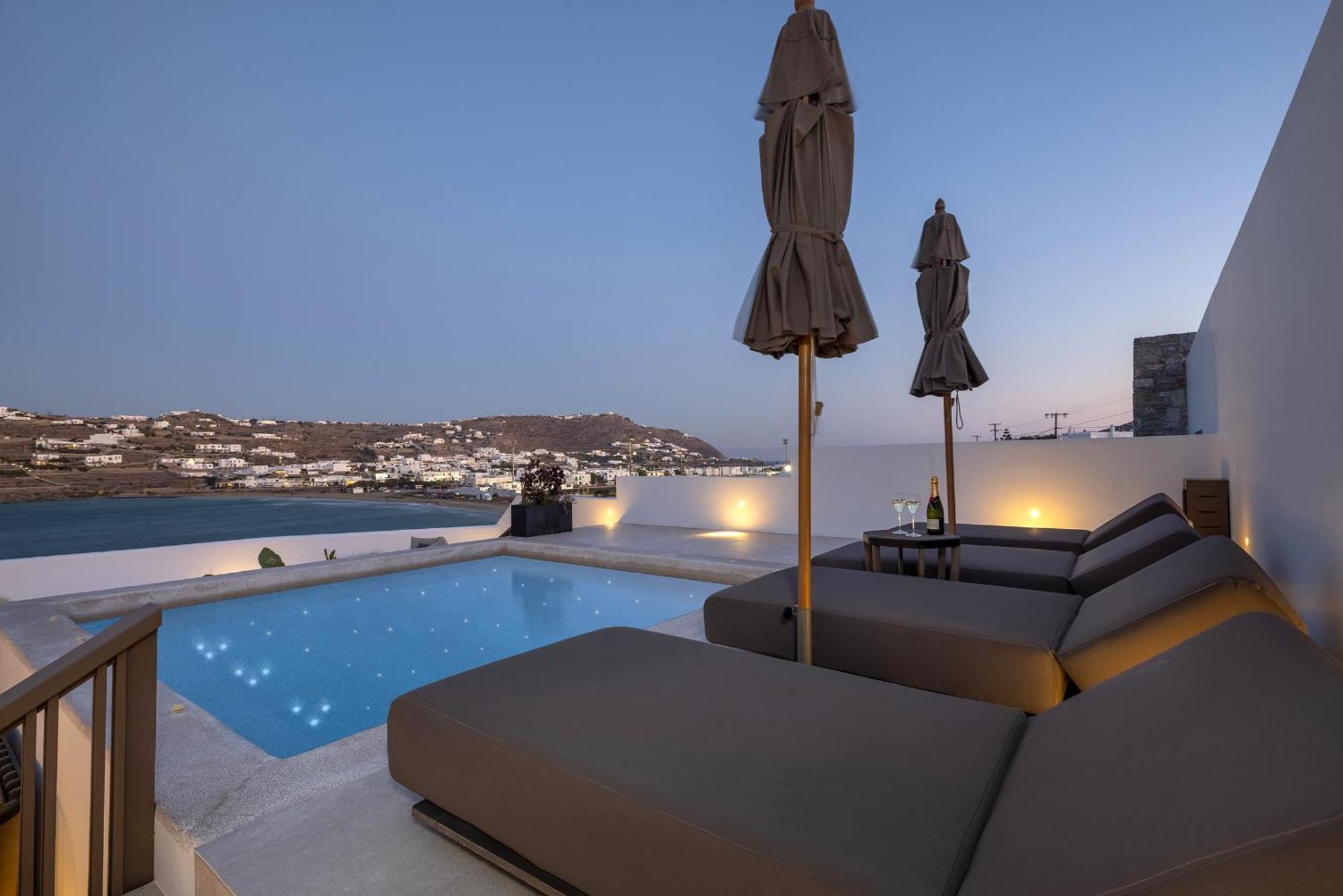 Aeonic Suites And Spa Mykonos Town Zewnętrze zdjęcie