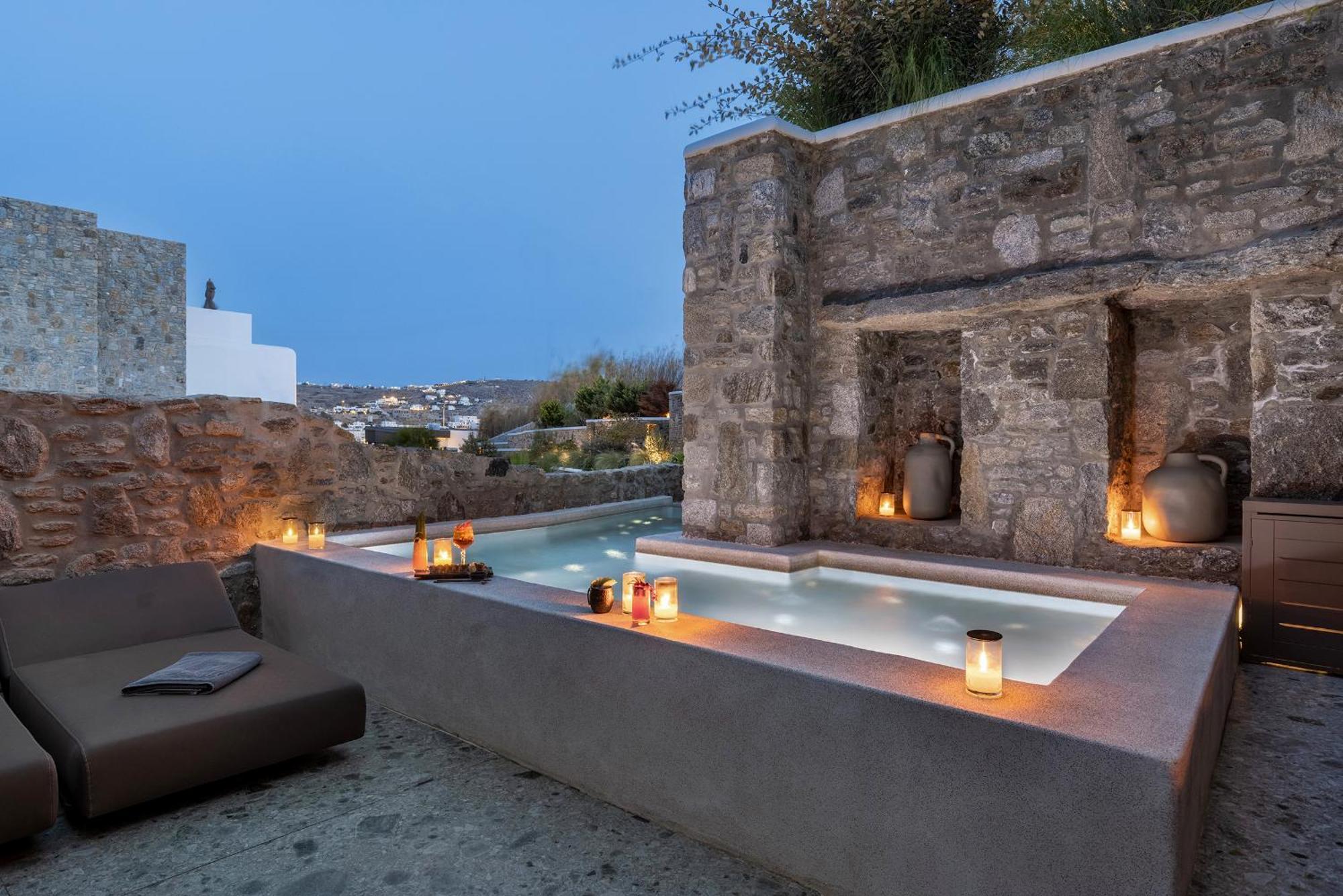 Aeonic Suites And Spa Mykonos Town Zewnętrze zdjęcie