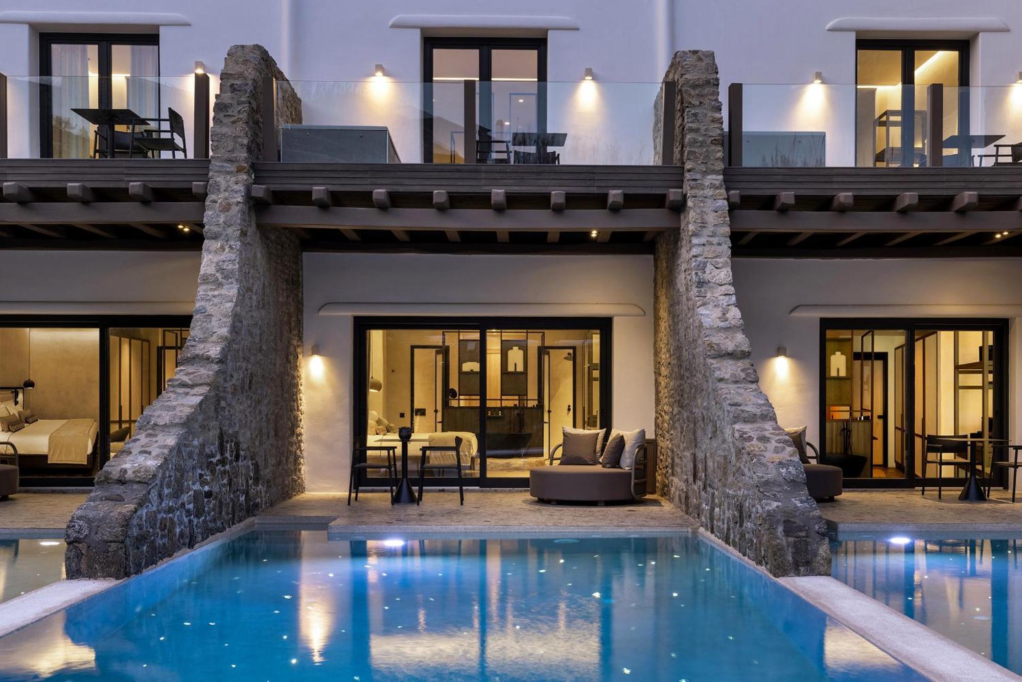 Aeonic Suites And Spa Mykonos Town Zewnętrze zdjęcie