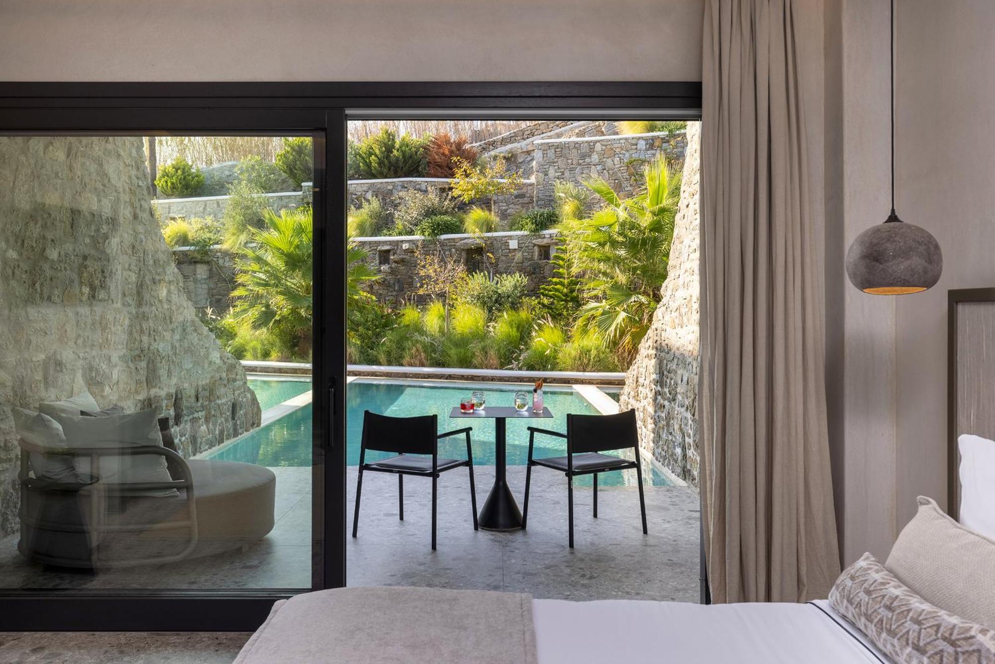 Aeonic Suites And Spa Mykonos Town Zewnętrze zdjęcie
