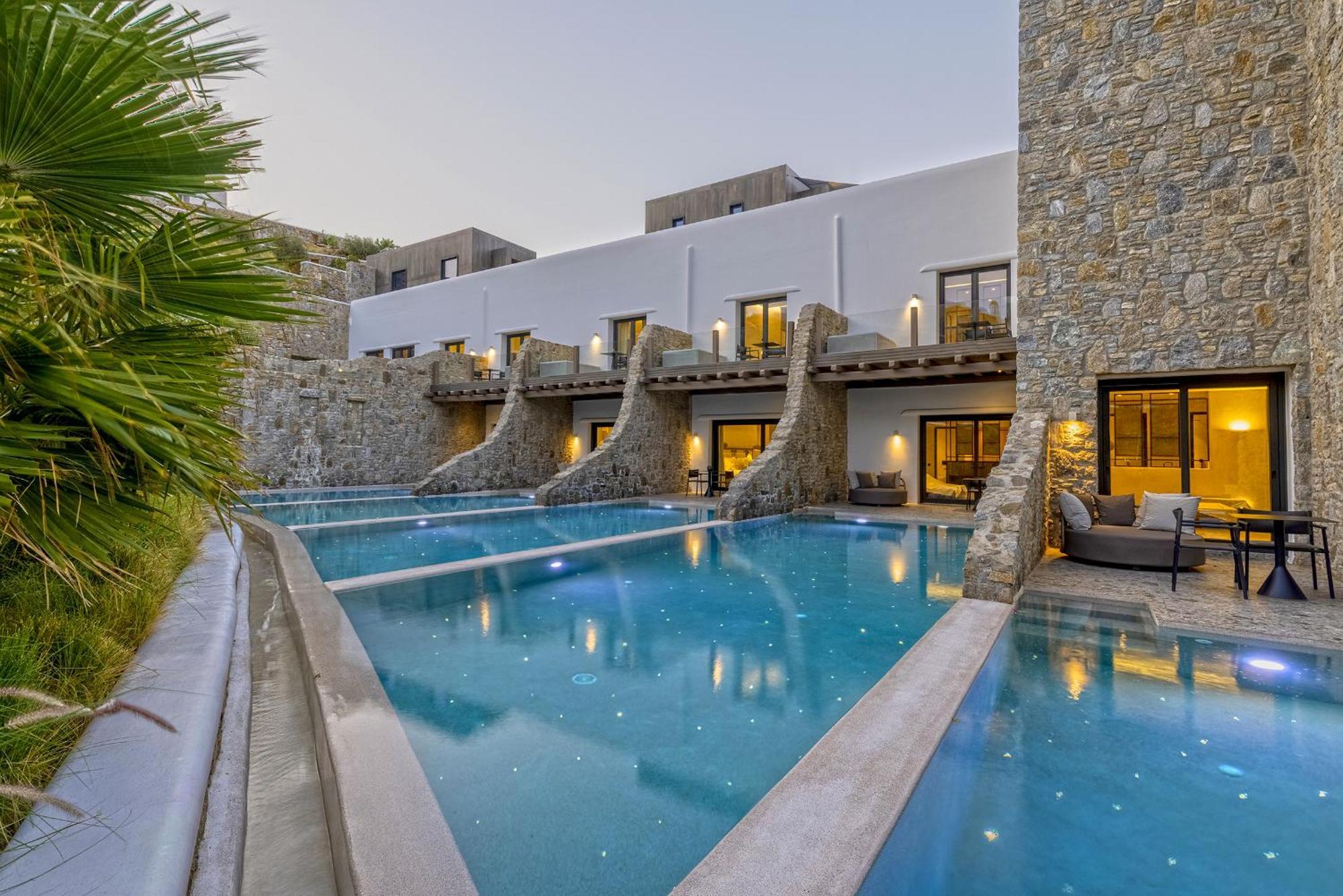 Aeonic Suites And Spa Mykonos Town Zewnętrze zdjęcie
